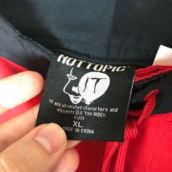 Hot Topic NWT "It" Men's XL Red Lover Loser Board Shorts Pennywise Swimwear - Picture 3 of 9